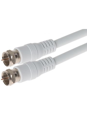 Maplin MAVFF001-030 coaxial cable 3 m F-type White