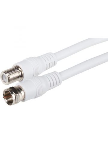 Maplin MAVFF002-030 coaxial cable 3 m F Plug White
