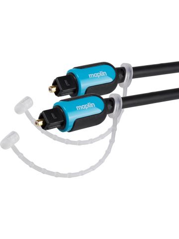 Maplin MAVTT001-100 audio cable 10 m TOSLINK Black