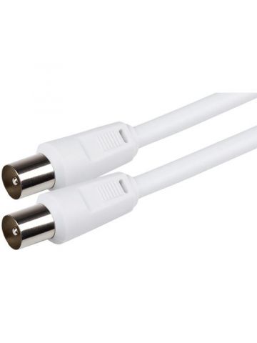 Maplin MAVTV002-020 coaxial cable 2 m IEC White