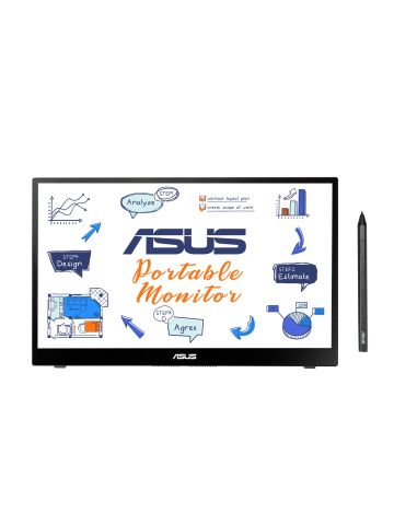 ASUS MB14AHD computer monitor 35.6 cm (14") 1920 x 1080 pixels Full HD LCD Touchscreen Black