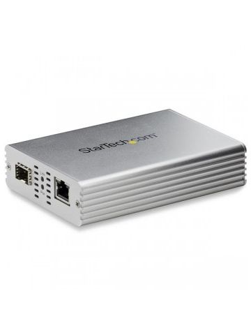 StarTech.com 10Gb Ethernet Fiber Media Converter with Open SFP+ Slot