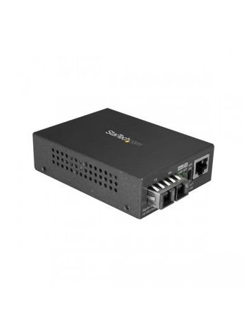 StarTech.com Multimode (MM) SC Fiber Media Converter for 10/100/1000 Network - 550m Range - Gigabit Ethernet - 850nm - Full Duplex