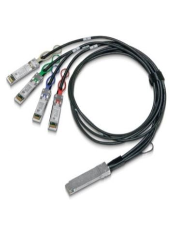 Mellanox Technologies MCP7F00-A005R26L fibre optic cable 5 m QSFP28 4x SFP28 LSZH Black