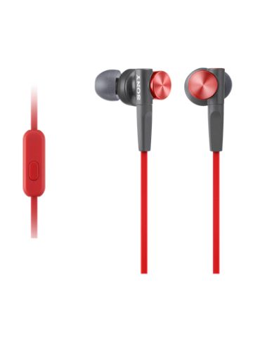 Sony MDR-XB50AP Headset In-ear Black,Red