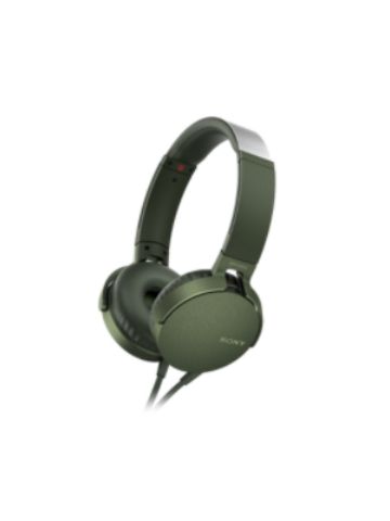 Sony XB550AP Headset Head-band Green