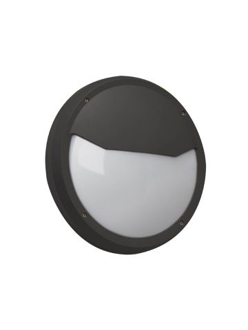 MEGE LED EYELID BULKHEAD IP65 4000K MICROWAVE BLACK