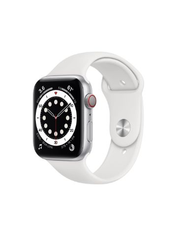 Apple Watch Series 6 OLED 44 mm Silver 4G GPS (satellite)