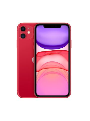 Apple iPhone 11 15.5 cm (6.1") 64 GB Dual SIM 4G Red iOS 14