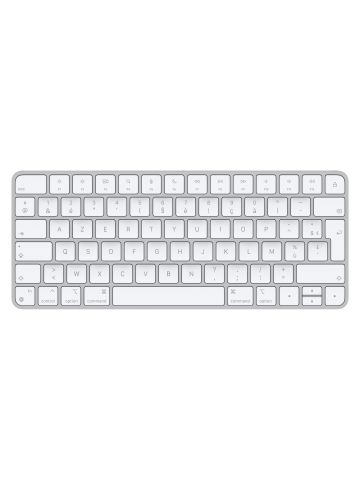 Apple Magic keyboard USB + Bluetooth AZERTY French Aluminium, White