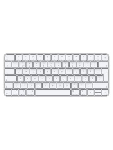 Apple Magic keyboard USB + Bluetooth Finnish, Swedish Aluminium, White