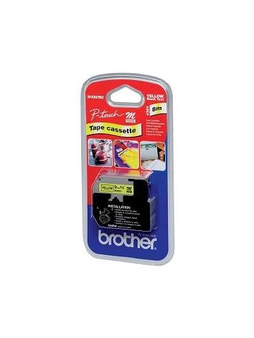 Brother MK-621BZ DirectLabel black on yellow 9mm x 8m for Brother P-Touch M 9-12mm