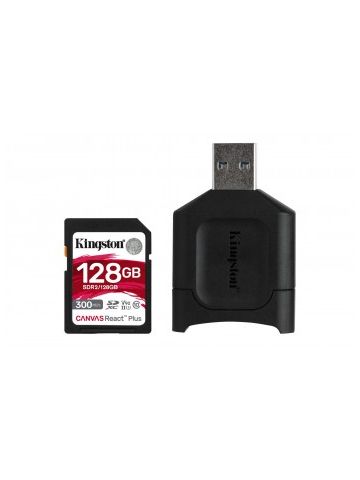 Kingston Technology Canvas React Plus memory card 128 GB SD Class 10 UHS-II