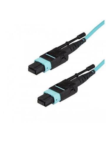 StarTech.com MPO/MTP Fiber Optic Cable - Plenum-Rated - OM3, 40Gb - Push/Pull-Tab - 10 m (30 ft.)