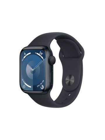 Apple Watch Series 9 41 mm Digital 352 x 430 pixels Touchscreen Black Wi-Fi GPS (satellite)