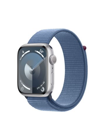 Apple Watch Series 9 45 mm Digital 396 x 484 pixels Touchscreen Silver Wi-Fi GPS (satellite)