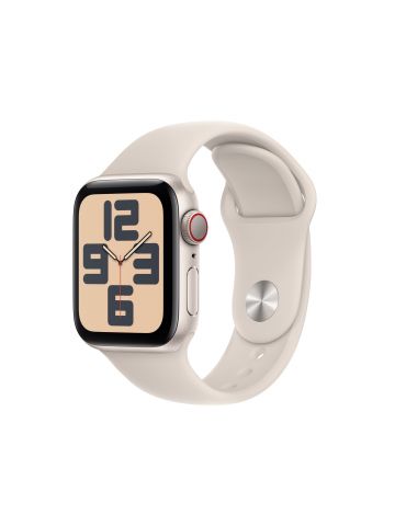 Apple Watch SE OLED 40 mm Digital 324 x 394 pixels Touchscreen 4G Beige Wi-Fi GPS (satellite)