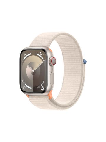 Apple Watch Series 9 41 mm Digital 352 x 430 pixels Touchscreen 4G Beige Wi-Fi GPS (satellite)