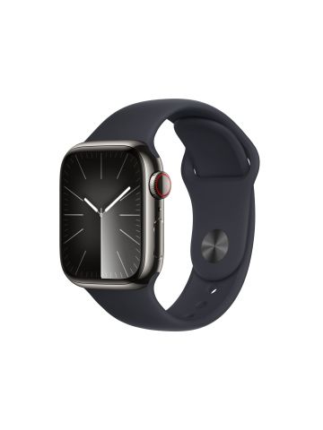 Apple Watch Series 9 41 mm Digital 352 x 430 pixels Touchscreen 4G Graphite Wi-Fi GPS (satellite)