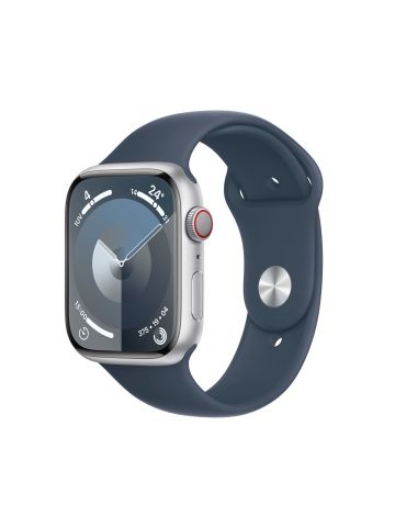 Apple Watch Series 9 45 mm Digital 396 x 484 pixels Touchscreen 4G Silver Wi-Fi GPS (satellite)