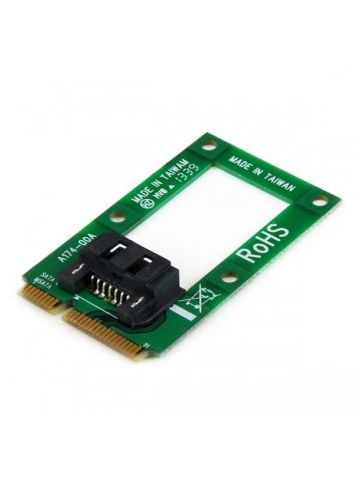 StarTech.com mSATA to SATA HDD / SSD Adapter �� Mini SATA to SATA Converter Card