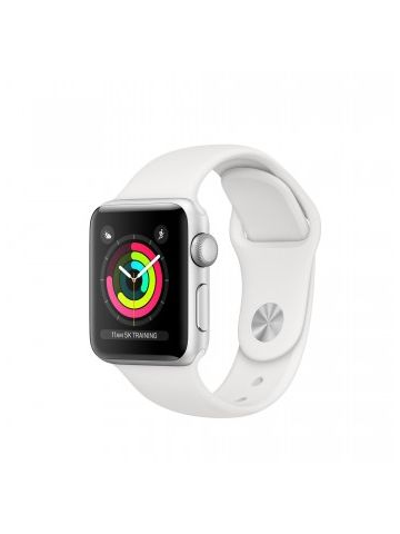 Apple Watch 3 GPS 38mm Silver Aluminium Case with White