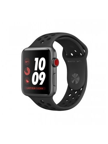 Apple?Watch Nike Series?3 GPS + Cellular, 42mm Space Grey Aluminium Case with Anthracite/Black Nike Sport Band