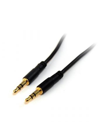 StarTech.com 3 ft Slim 3.5mm Stereo Audio Cable - M/M