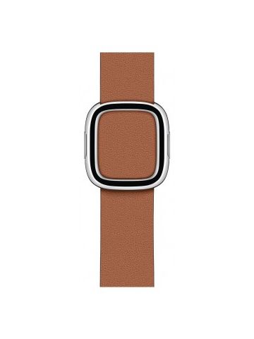 40mm Saddle Brown Modern Buckle - Small