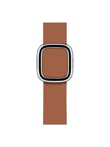 40mm Saddle Brown Modern Buckle - Large