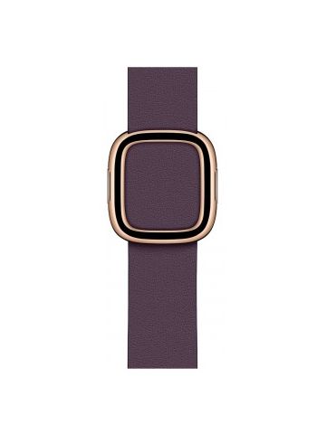 40mm Aubergine Modern Buckle - Medium