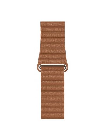 44mm Saddle Brown Leather Loop - Medium