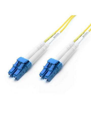 Cablenet 1.5m OS2 9/125 LC-LC Duplex Yellow LSOH 1.8mm Minizip Fibre Patch Lead