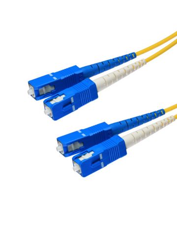 Cablenet 7m OS2 9/125 SC-SC Duplex Yellow LSOH 1.8mm Minizip Fibre Patch Lead