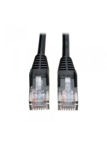 Tripp Lite Cat5e 350MHz Snagless Molded UTP Patch Cable (RJ45 M/M) - Black, 0.91 m (3-ft.)