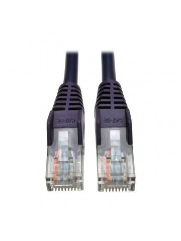 Tripp Lite Cat5e 350 MHz Snagless Molded UTP Patch Cable (RJ45 M/M), Purple, 0.91 m