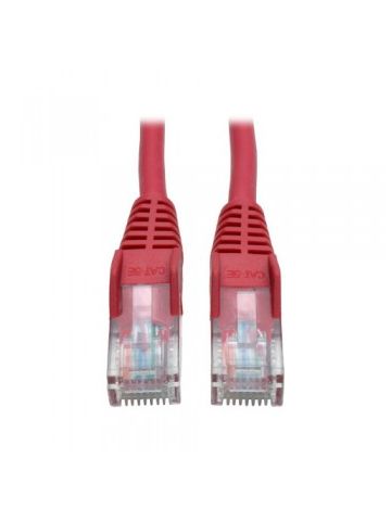 Tripp Lite Cat5e 350MHz Snagless Molded Patch Cable (RJ45 M/M) - Red, 3-ft.