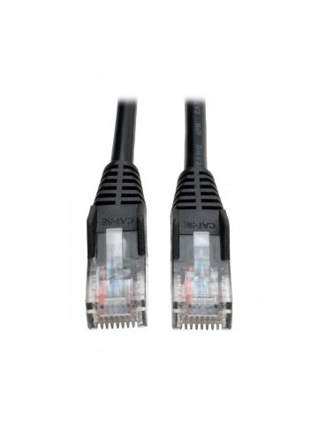 Tripp Lite Cat5e 350MHz Snagless Molded UTP Patch Cable (RJ45 M/M) - Black, 2.13 m (7-ft.)