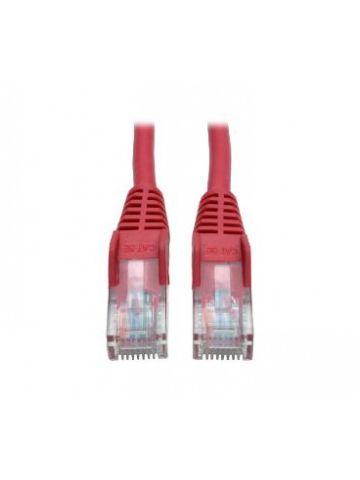 Tripp Lite Cat5e 350MHz Snagless Molded Patch Cable (RJ45 M/M) - Red, 2.13 m