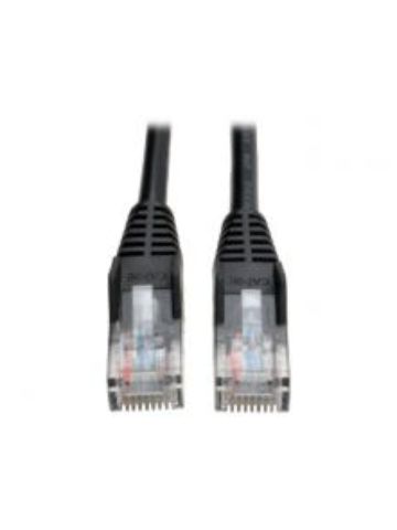 Tripp Lite Cat5e 350MHz Snagless Molded Patch Cable (RJ45 M/M) - Black, 15-ft.