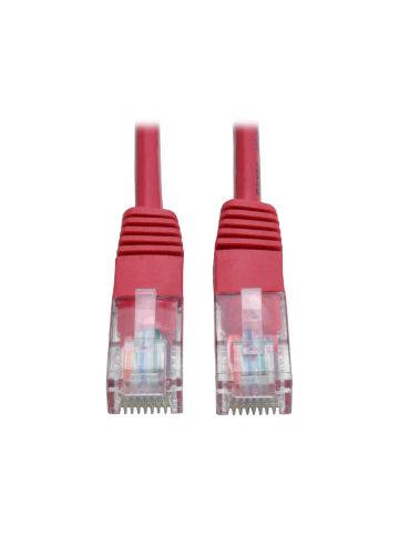 Tripp Lite Cat5e 350MHz Molded UTP Patch Cable (RJ45 M/M) - Red, 1.83 m (6-ft.)