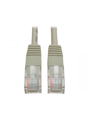 Tripp Lite N002-020-GY Cat5e 350 MHz Molded (UTP) Ethernet Cable (RJ45 M/M), PoE - Gray, 20 ft. (6.09 m)