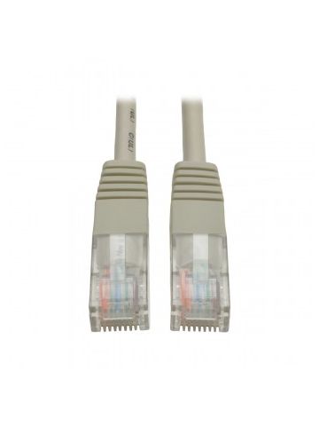 Tripp Lite Cat5e 350MHz Molded UTP Patch Cable (RJ45 M/M) - Grey, 22.86 m (75-ft.)