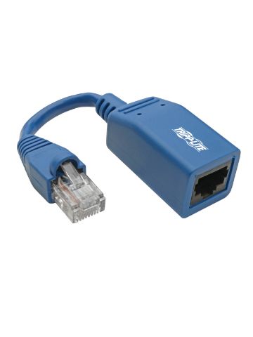 Tripp Lite Cisco Console Rollover Cable Adapter (M/F) - RJ45 to RJ45, Blue, 12.7 cm