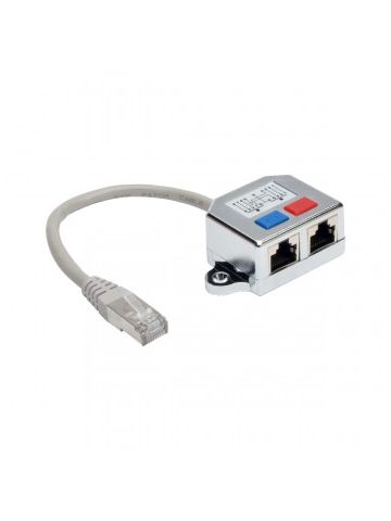 Tripp Lite 2-to-1 RJ45 Splitter Adapter Cable, 10/100 Ethernet Cat5/Cat5e (M/2xF), 15.24 cm