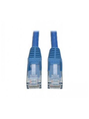 Tripp Lite Cat6 Gigabit Snagless Molded UTP Patch Cable (RJ45 M/M) - Blue, 0.61 m (2-ft.)