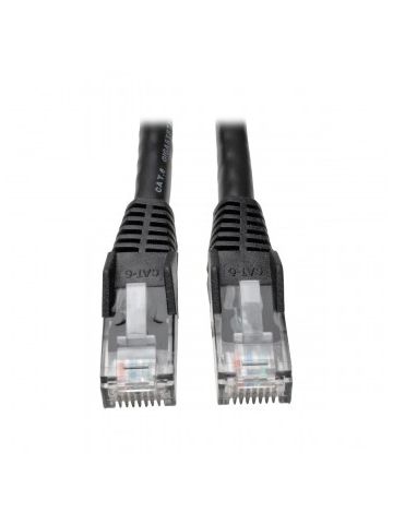 Tripp Lite Cat6 Gigabit Snagless Molded UTP Patch Cable (RJ45 M/M) - Black, 0.91 m (3-ft.)
