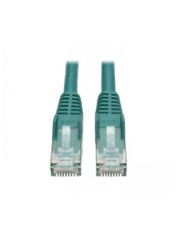 Tripp Lite Cat6 Gigabit 550Mhz Snagless Molded Patch Cable (RJ45 M/M) - Green, 3-ft.