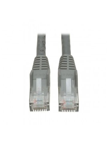 Tripp Lite Cat6 Gigabit Snagless Molded Patch Cable (RJ45 M/M) - Grey, 0.91 m