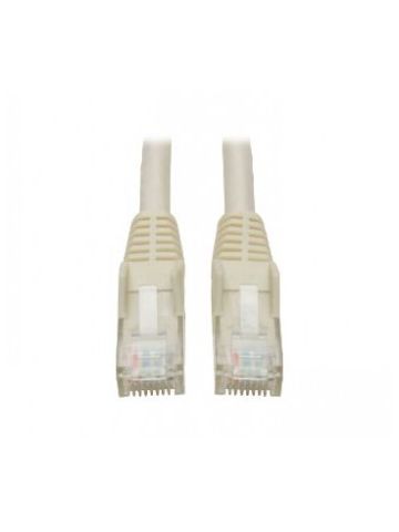 Tripp Lite Cat6 Gigabit Snagless Molded Patch Cable (RJ45 M/M) - White, 0.91 m